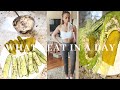 WHAT I EAT IN A DAY IN QUARANTINE | staying fit &amp; healthy