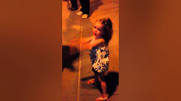 A 2 year old that's got some serious dancing skill...