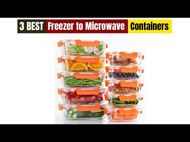 Best Freezer to Microwave Containers of 2023 [Updated] 