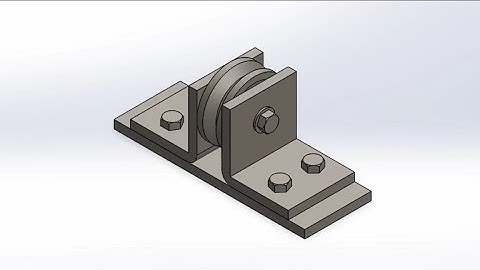 Wheel Support Assembly | SolidWorks 3D Modeling & Design Tutorial