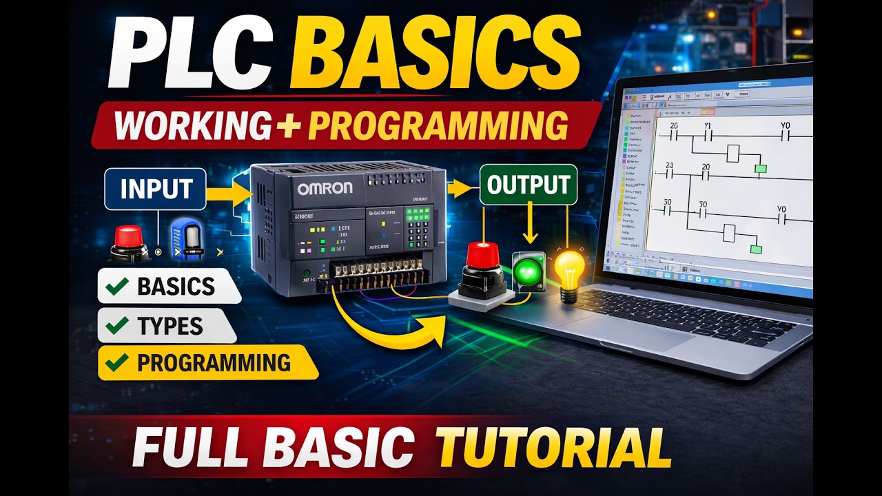 PLC Basics for Beginners | PLC Basic Programming | Types of PLC & How ...