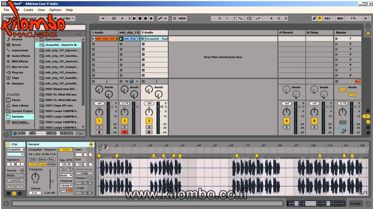 קילומבו אבלטון טיפ - Ableton tip, Slice to new midi track - YouTube