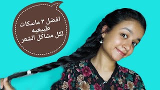 افضل ٣ ماسكات طبيعيه لحل كل مشاكل الشعر