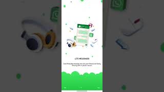 WhatsApp Lite Messenger Intro Screens screenshot 4
