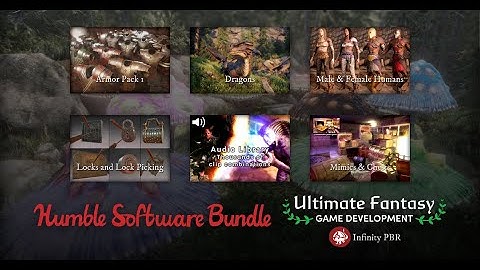 Humble Bundle ~Ultimate Fantasy Game Development by Infinity PBR Software Bundle ~October 2020 😍💜😍