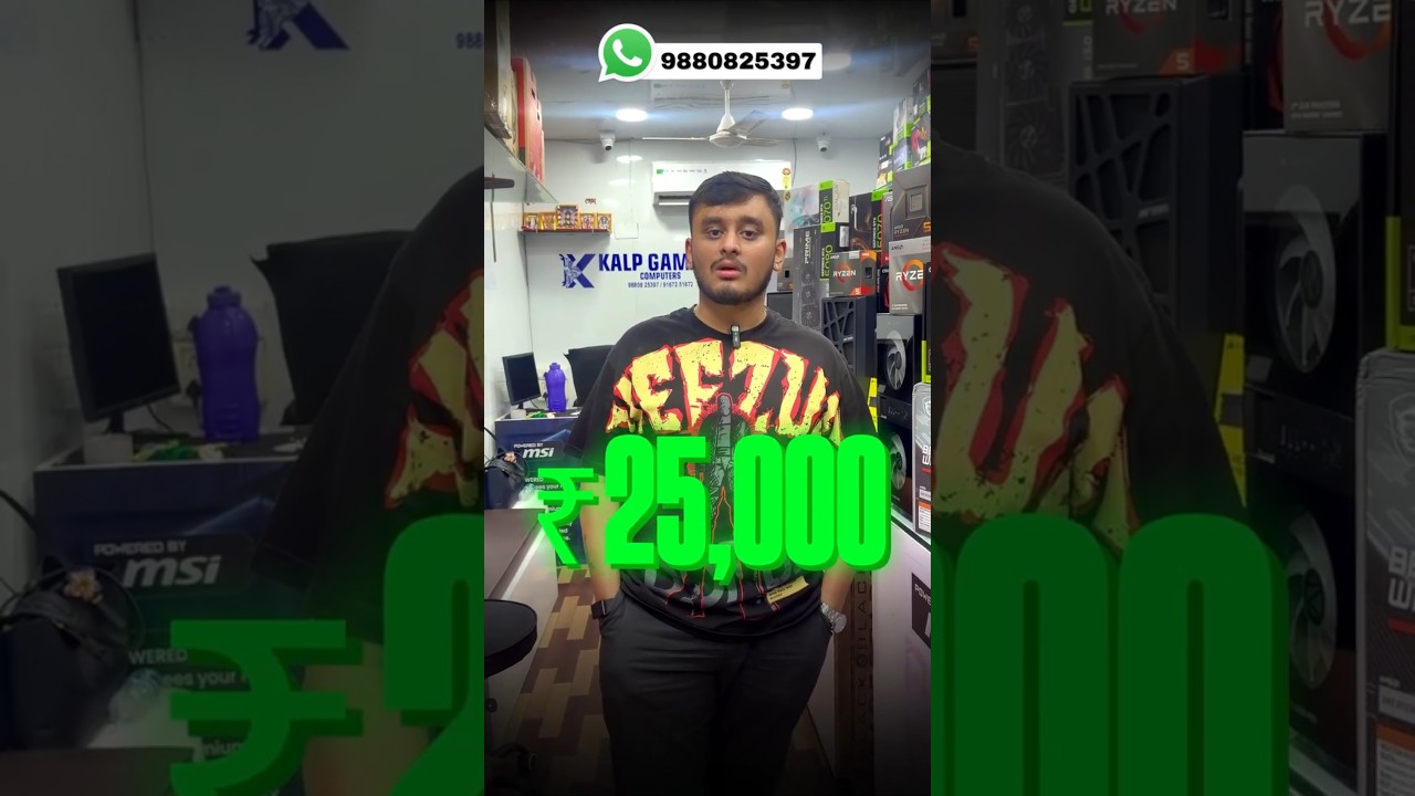 BEST PC BUILD UNDER 25K FOR FREEFIRE 🔥BEST PC BUILD STORE IN MUMBAI 