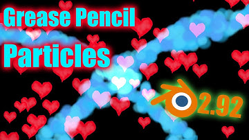 Grease Pencil Particles : Flying Hearts & Water Flow - Blender Tutorial