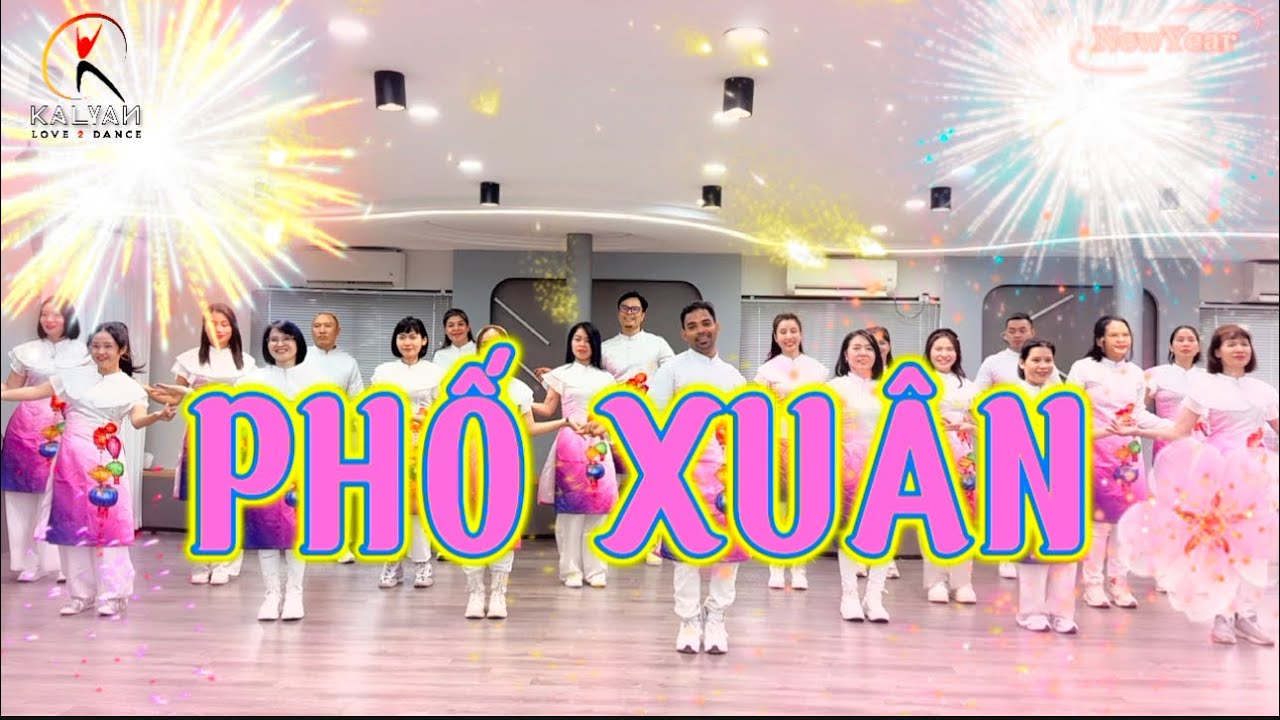Phố Xuân Remix | bài tết | Kalyan zumba dance fit vietnam | CHÚC MỪNG NĂM MỚI 2025
