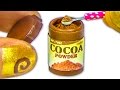 DIY Miniature Edible Cocoa or Chocolate Powder jar (tutorial) - YolandaMeow♡