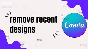 How to remove recent designs in Canva