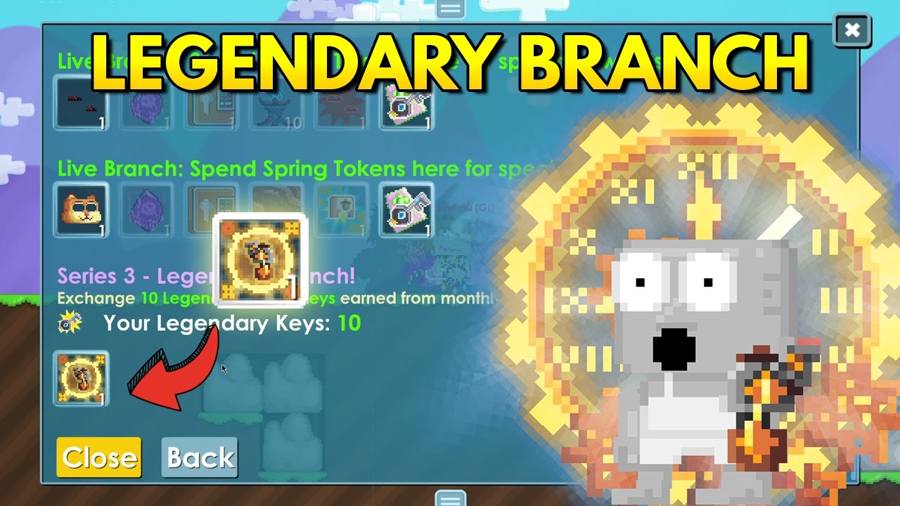 BUYING LEGENDARY BRANCH ITEM + SPENDING 20 MILLION GEMS!! | Growtopia