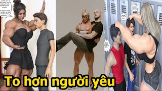 Những Nữ Quái To Lớn Hơn Cả Người Yêu Của Mình | Nữ Tập Gym Sẽ Cơ Bắp Như Đàn Ông ?