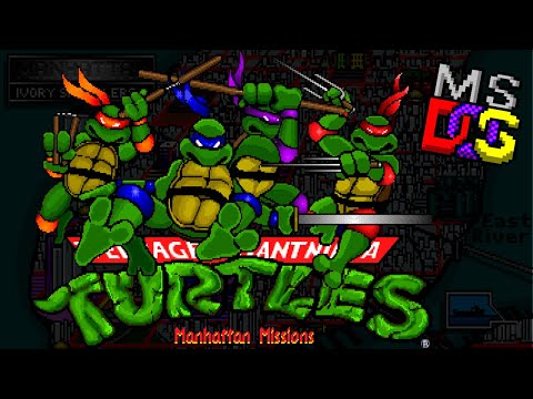 Teenage Mutant Ninja Turtles: Manhattan Missions (MS-DOS, 1991) - walkthrough