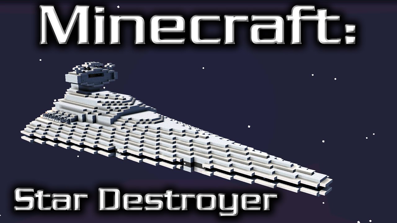 Minecraft: Star Wars: Star Destroyer Tutorial (Imperial I-Class 1/20th