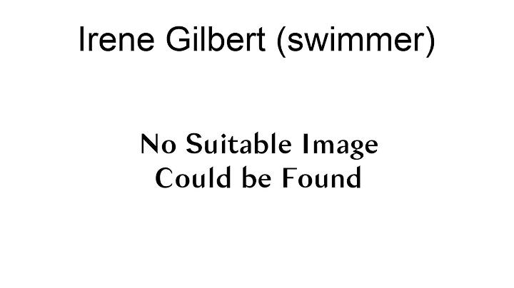 Irene Gilbert (Swimmer)