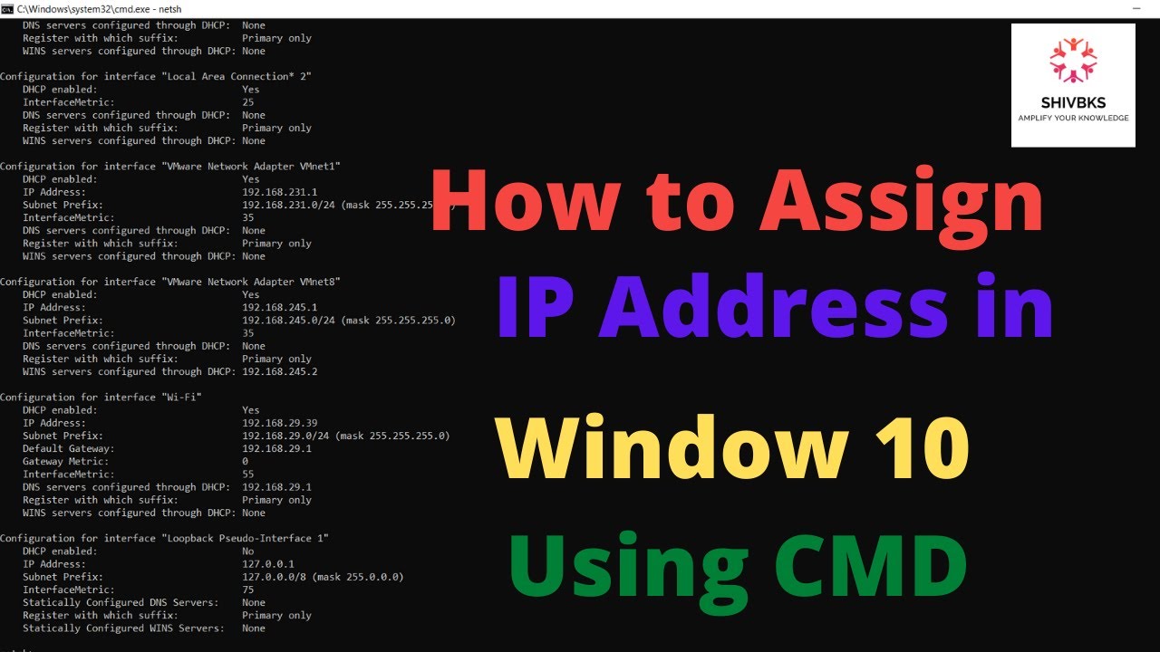 how to assign domain name to ip address in windows 10