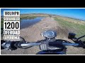 TRIUMPH SCRAMBLER 1200 XE OFFROAD EXPERIENCE - MUD AND JUMPS