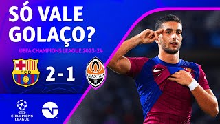 Thumbnail for GAROTADA DECIDE E BARÇA VENCE MESMO COM GOLS ANULADOS! BARCELONA 2 X 1 SHAKHTAR DONETSK | CHAMPIONS
