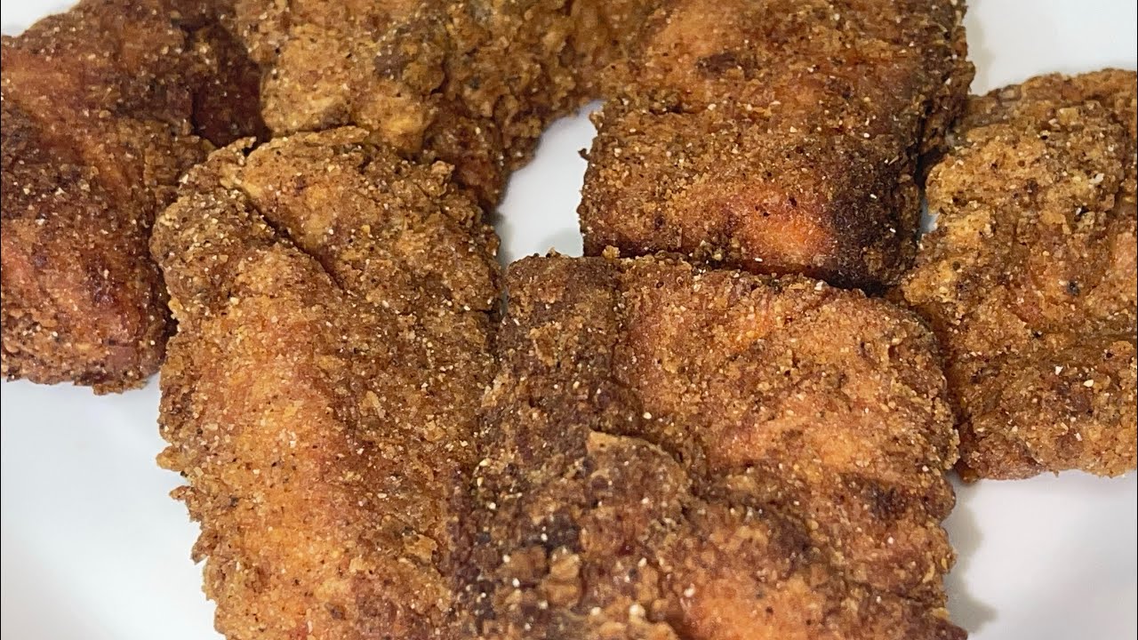 Crispy Deep Fried Salmon Tenders Eboni Starr YouTube