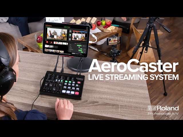 Introducing the Roland AeroCaster Livestreaming System class=