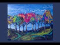 #7523 I Am Expecting A Unicorn By Any Minute In This Fantasy Forrest Fluid Acrylic Pouring 11.10.20