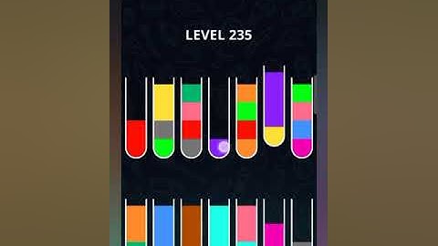Color sort puzzle Level 235