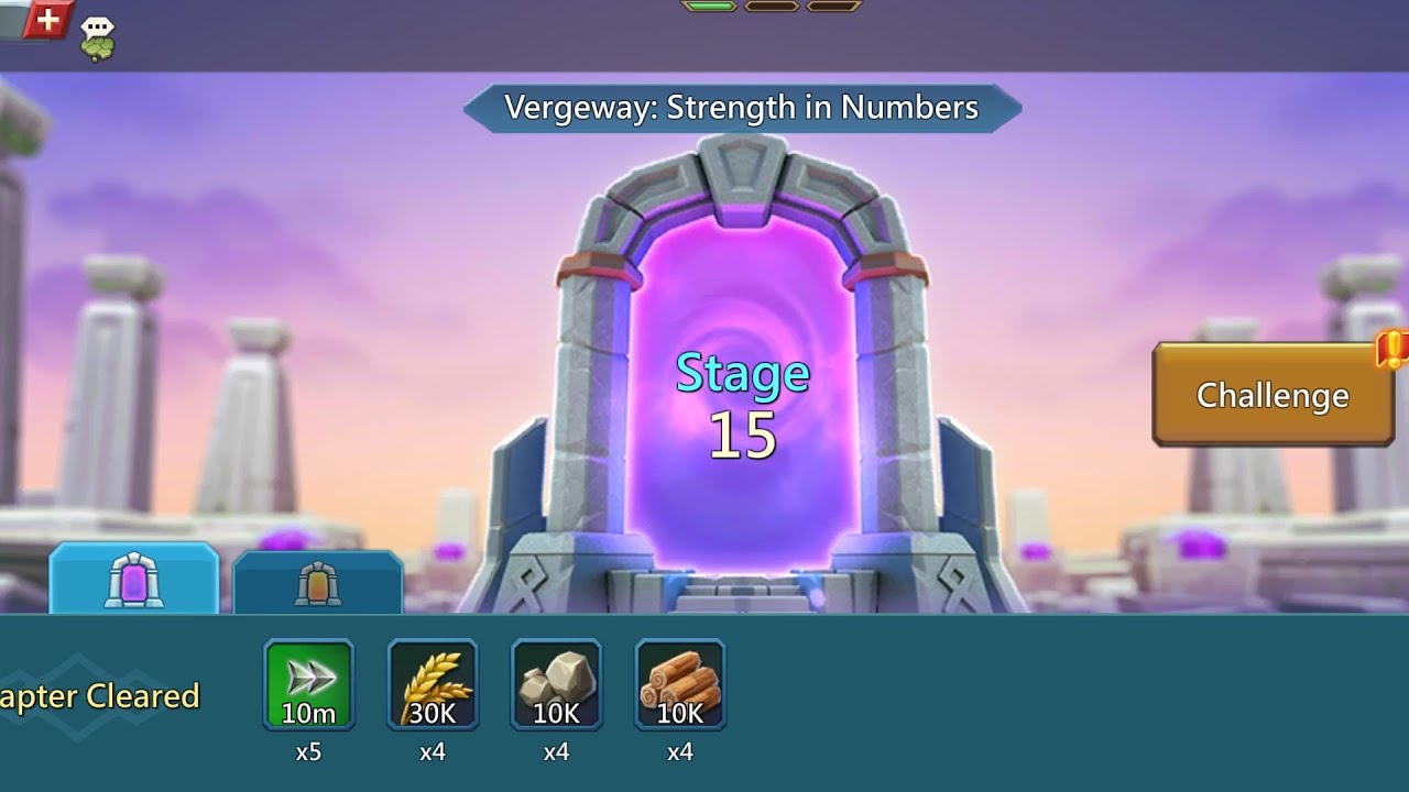 Lords Mobile Vergeway Stage 15| Vergeway Strength In Numbers Stage 15| ‎