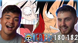 LUFFY VS ENEL BEGINS!! | One Piece Episode 180-182 REACTION + REVIEW!