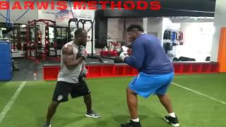 NFL Off-Season Training DJ Fluker/James Carpenter