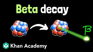 Beta decay | High school chemistry | Khan Academy