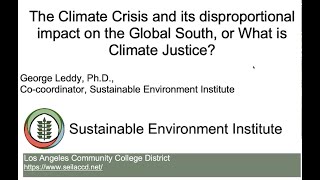 UC talk edit March 23: the climate crisis and the Global South