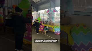 Family Fitness Easter Egg Relay Race