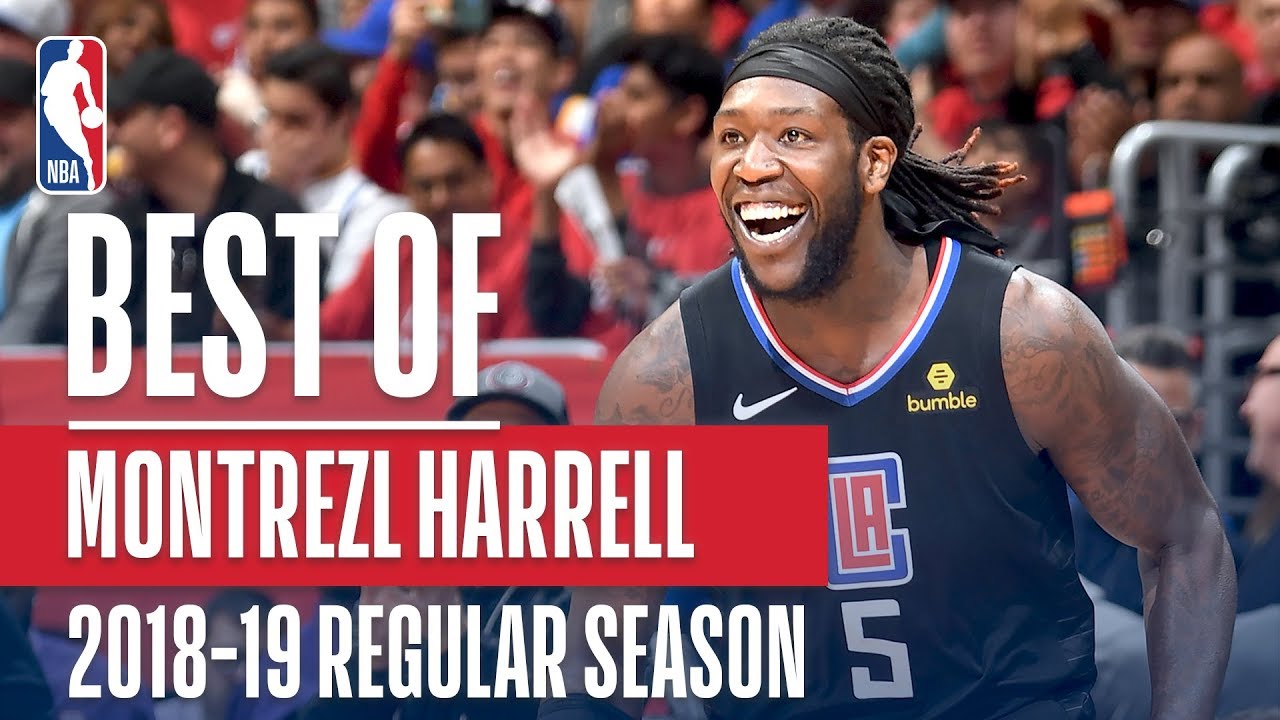 NBA - Montrezl Harrell shows off his new purple & gold
