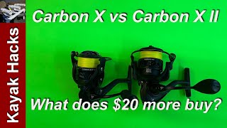 Piscifun Carbon X II vs Piscifun Carbon X   Episode 5 of 5 on the Piscifun line of Spinning Reels