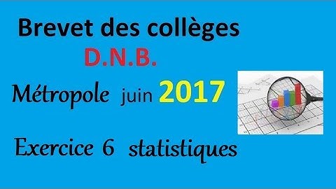 Brevet MATH 2017 Métropole juin Ex6 Tableur