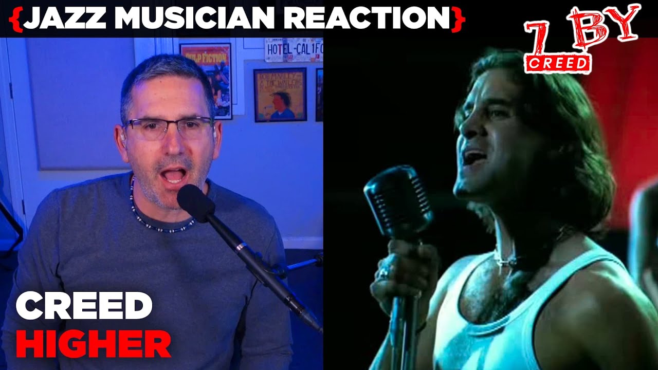 Jazz Musician REACTS | Creed - Higher | 7 BY | MUSIC SHED EP345