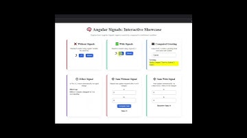 Angular Signals Explained Visually | signal(), computed(), effect() with Live UI Demo (v16+ Update)