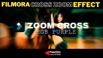 FILMORA 9.5  | How To Edit | RGB PURPLE ZOOM TRANSITIONS EFFECT | Tutorial [HINDI] ZiggySaurabh !