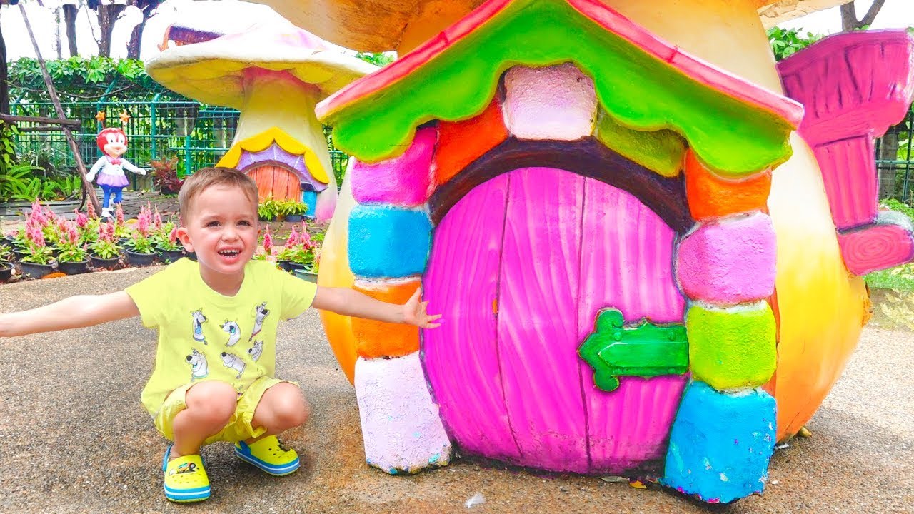 toysrus Amusement park in Bangkok Playtime with Vlad and Nikita