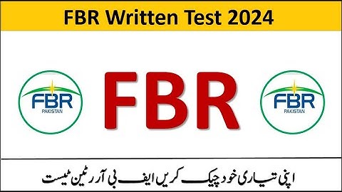 FBR Written Test Preparation | FBR Written Test Series | Ace the FBR Written Test