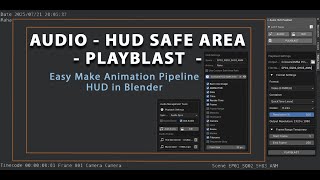 How to Use AHP Playblast Tool in Blender – HUD Tutorial