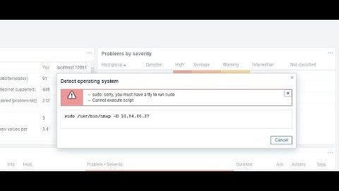 How to fix Cannot execute script on zabbix server