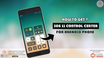 How to get iOS11 like Control Center On any Androidphone | No Root