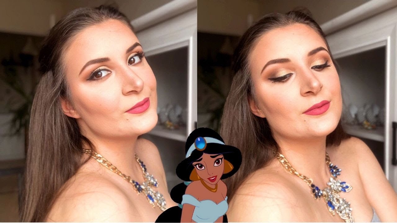 Disney Princess Jasmine Makeup Tutorial Aladdin ⎟mardictyle Youtube 