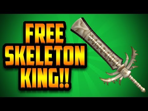 How To Get A Free Skeleton King Roblox Assassin Youtube - how to get a free skeleton king knife in roblox assassin