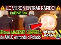 LO VIERON ENTRAR RAPIDO ¡ Filtran IMAGEN SORPRESA de AMLO en PALACIO !