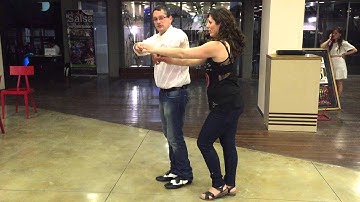 Advanced Salsa LA Style-The basket hand flicks move