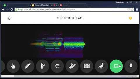 Dialup Modem Sound - Chrome Music Lab - Spectrogram
