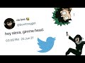 if bnha/mha characters had twitter !