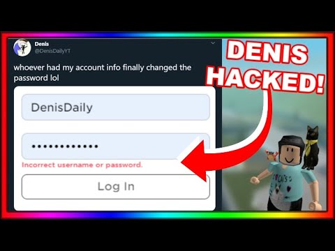 Denisdaily S Roblox Account Was Hacked Denis Youtube - roblox account hacked and password changed